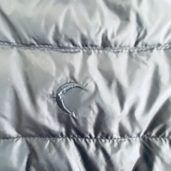 Zyia Vest Womens Size Small Black Alpine Goose Down Lightweight Packable Puffer - Picture 5 of 9